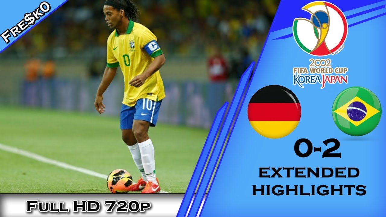 Football World Cup 2002 FINALS, GERMANY vs BRAZIL 0-2, All Goals & Highlights, English Commentary HD