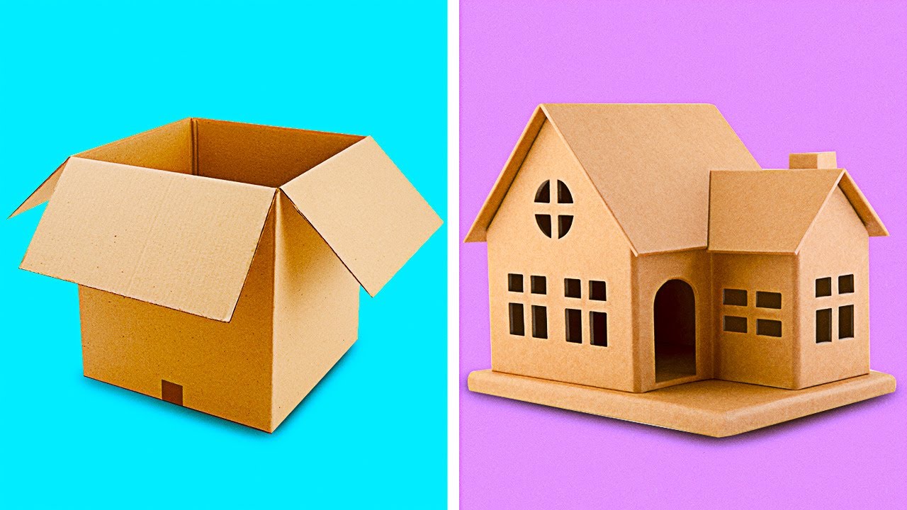 CARDBOARD CRAFTS TO MAKE AT HOME, Recycling Projects