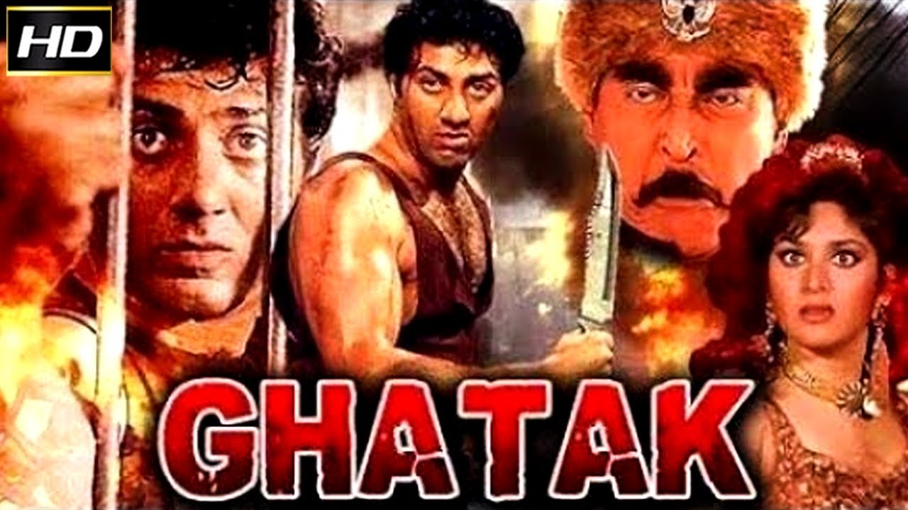 Ghatak Hindi Action Movie, Sunny Deol, Meenakshi Sheshadri, Amrish Puri, Danny Denzongpa, 1996