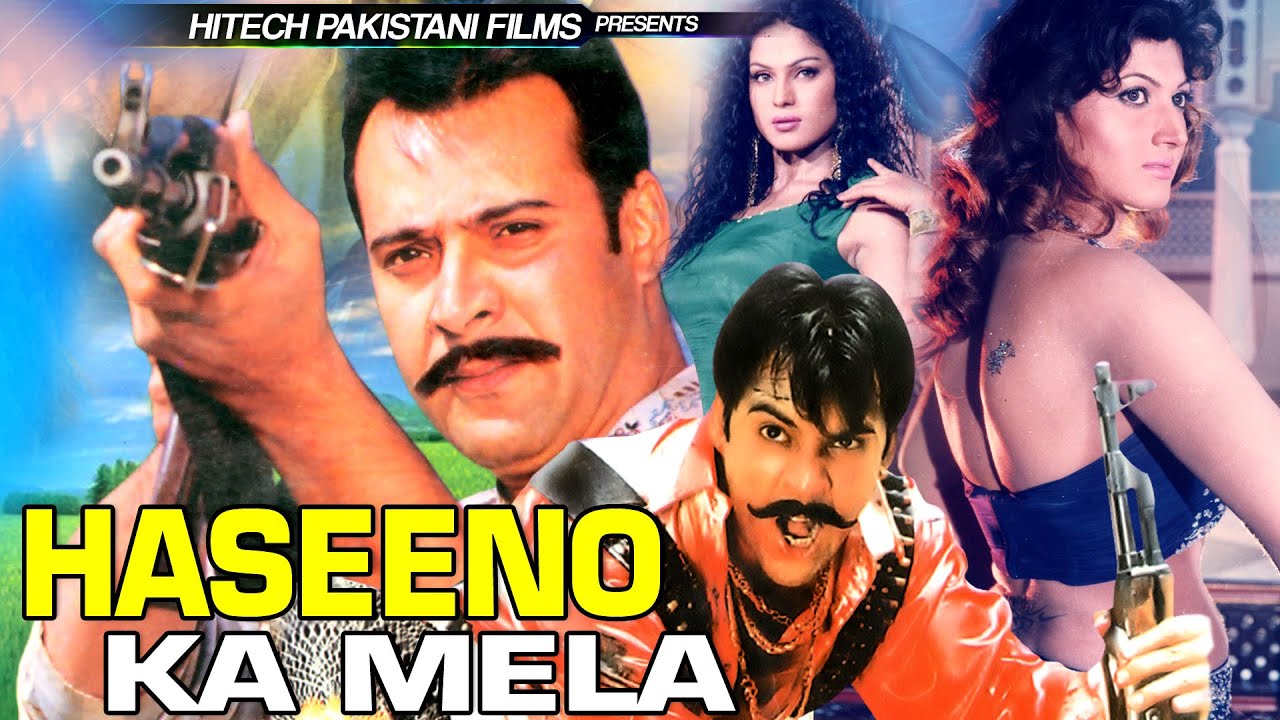 HASEENO KA MELA Pakistani Movie, Moammar Rana, Meera, Sana, Arzoo, Jan Rambo, Babboo Biral