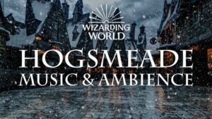 Harry Potter Music And Ambience, Hogsmeade Relaxing Music, Crowd Noise And Snow