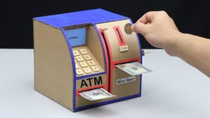 How to Make Personal ATM Machine, DIY ATM Machine, No DC Motor