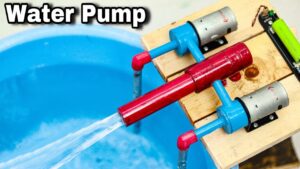 How to make High-Speed Water Pump at Home, Two DC Motor