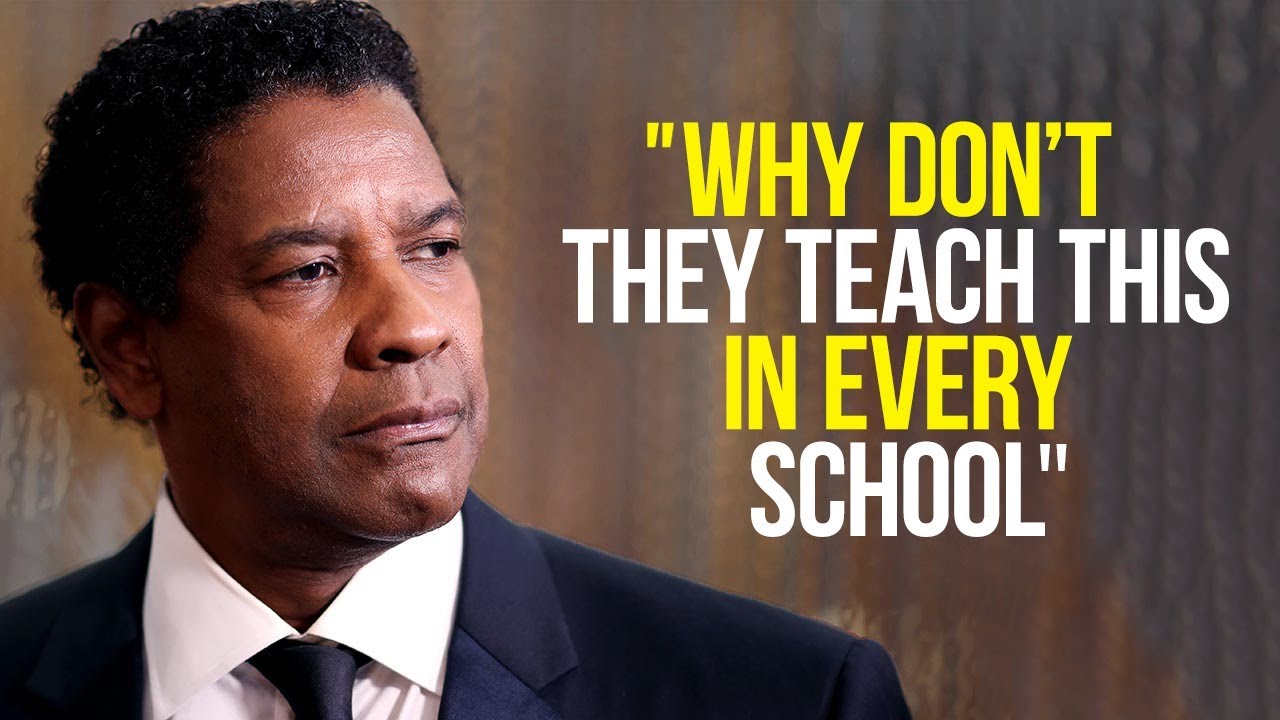 Denzel Washington Speech Will Leave You SPEECHLESS, One of the Most Eye Opening Speeches Ever