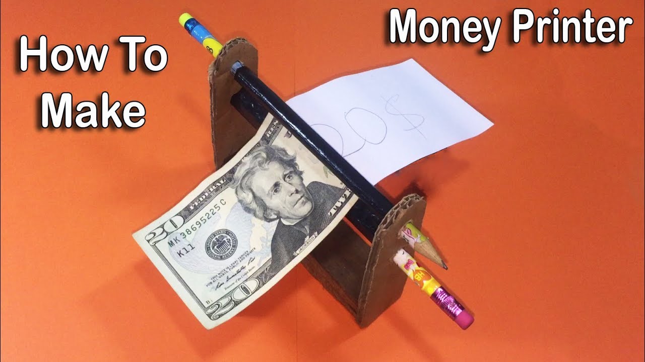 How to Make Money Printer Machine Magic, Easy Trick Life Hack