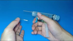 How to make mini alcohol gun using one syringe, Super-strong