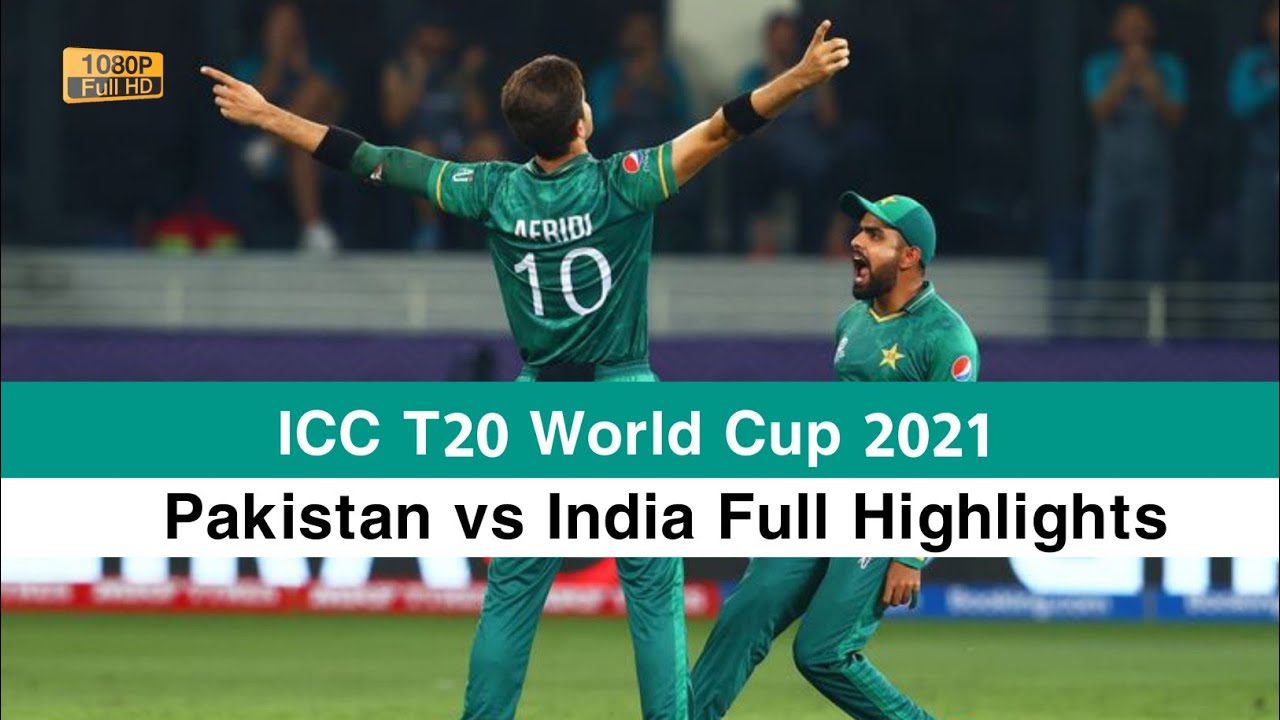 Pakistan vs India T20 World Cup 2021 Highlights