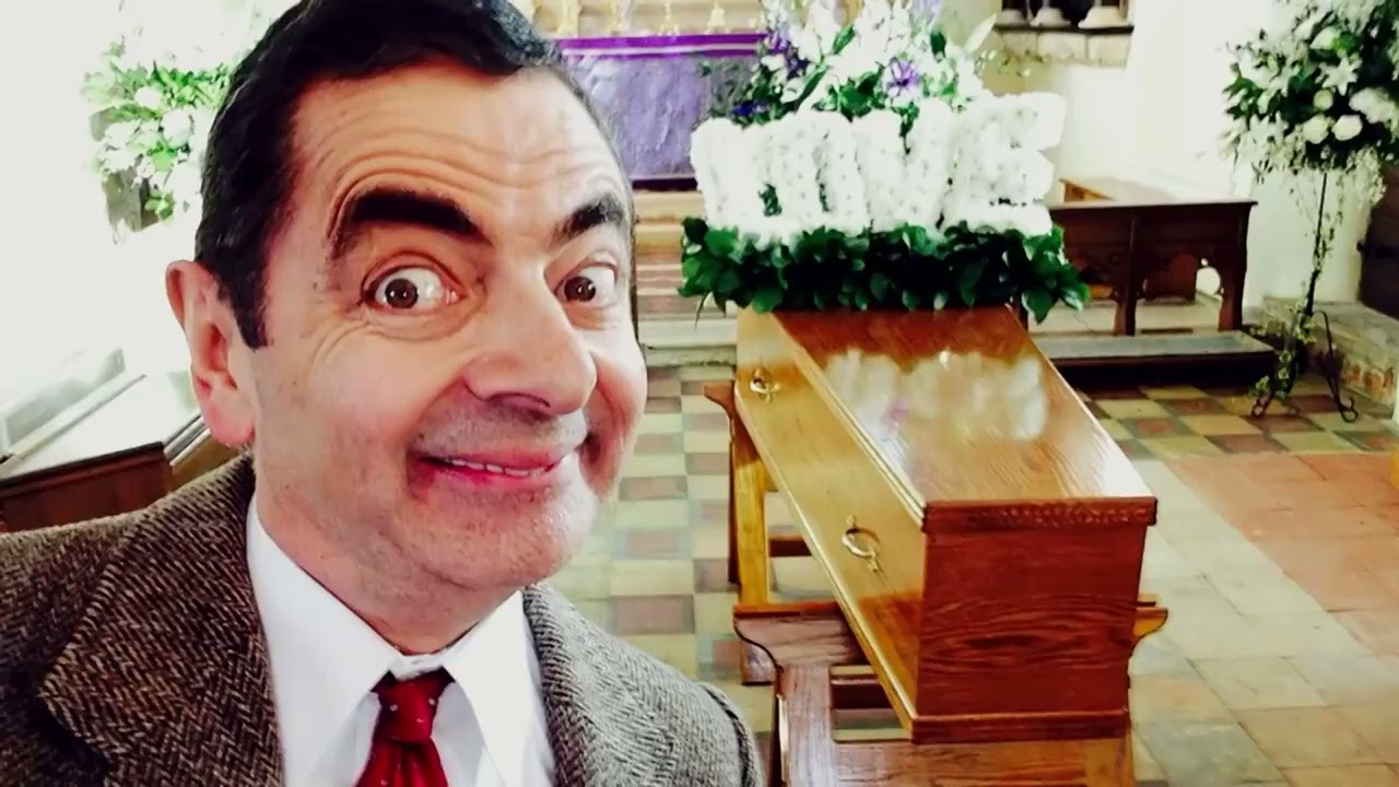 Mr Bean Attends The WRONG FUNERAL, Mr Bean Comic Relief, Mr Bean