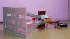 how to make projector display with laser light
