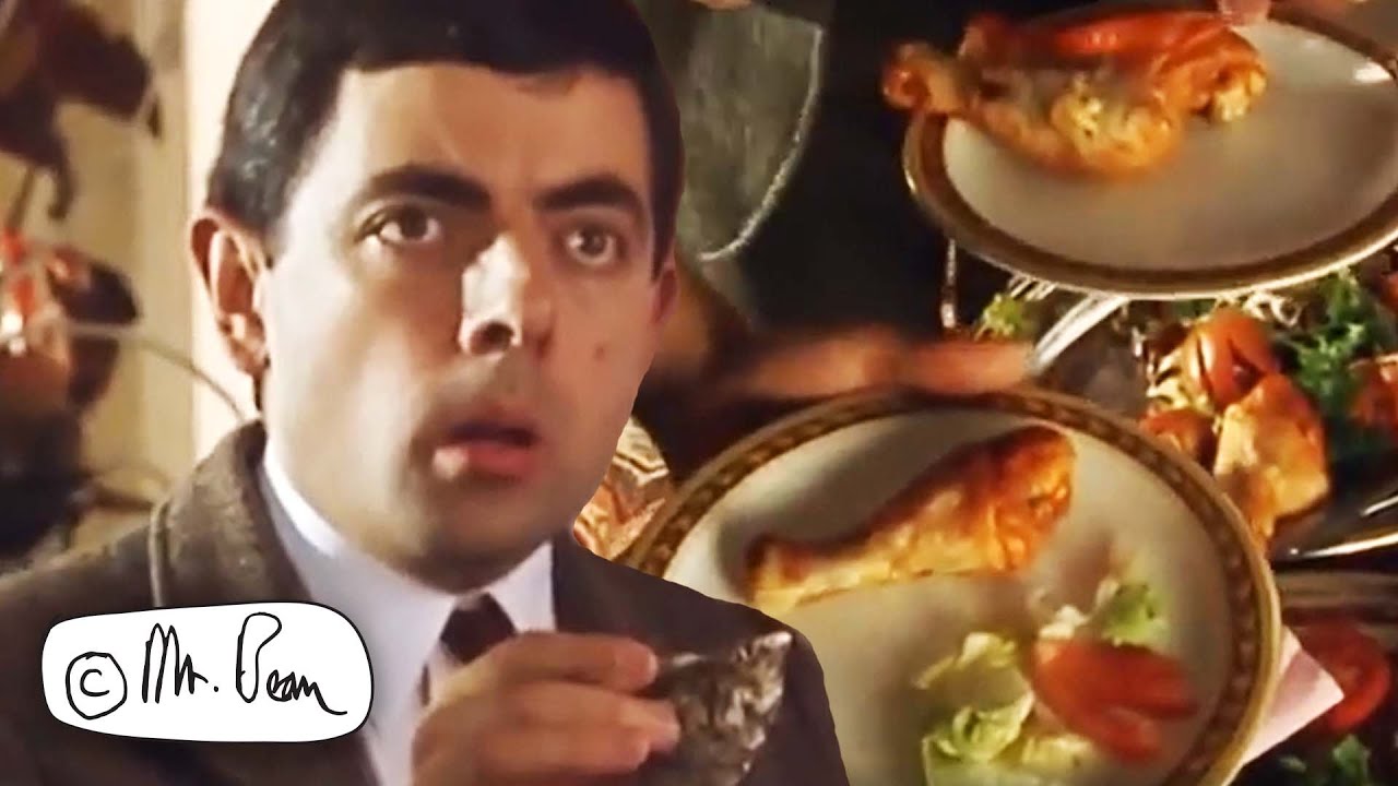 A Meal Fit For Mr Bean, Mr Bean Funny Clips, Mr Bean Official