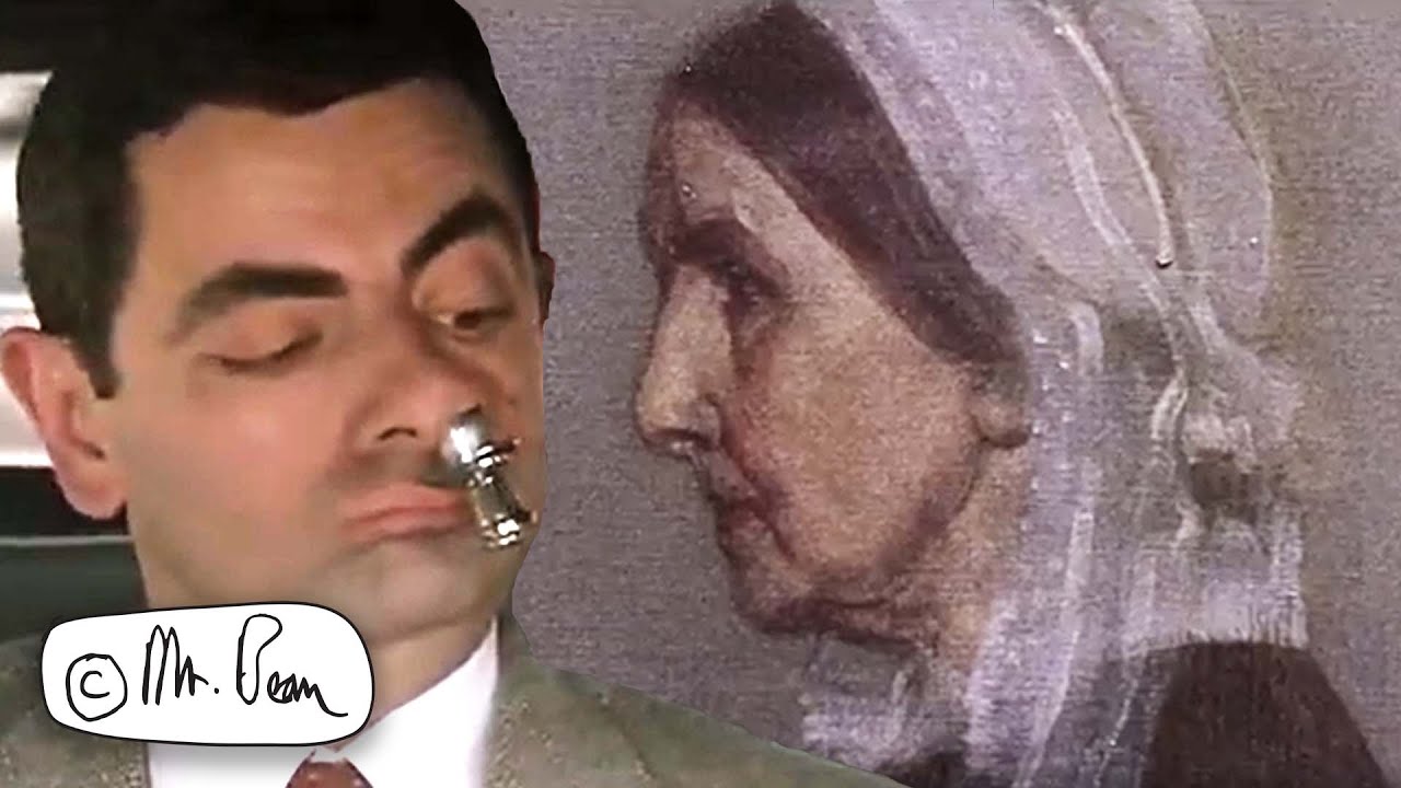 Mr Bean ADMIRES A PAINTING, Mr Bean The Movie, Funny Clips